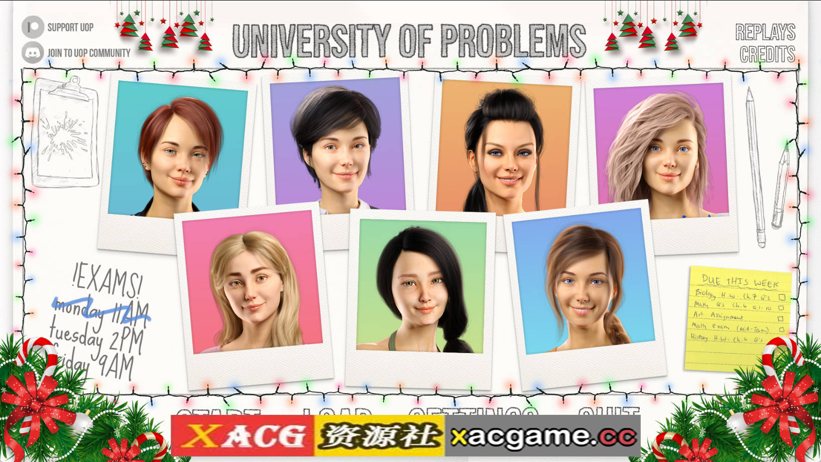 【PC+安卓+IOS/欧美SLG】学院情缘(别名：问题大学 )1.5.5汉化版【13G/汉化/动态/更新】