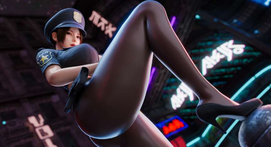 【3D同人视频/全动态/同人】最强不知火舞新作：嗨丝女警+议员+前作全系列【1V+G】