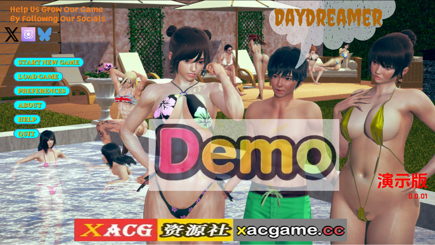 【PC+安卓+IOS/日系SLG】白日梦想家0.0.01 AI版【608M/汉化/动态/更新】